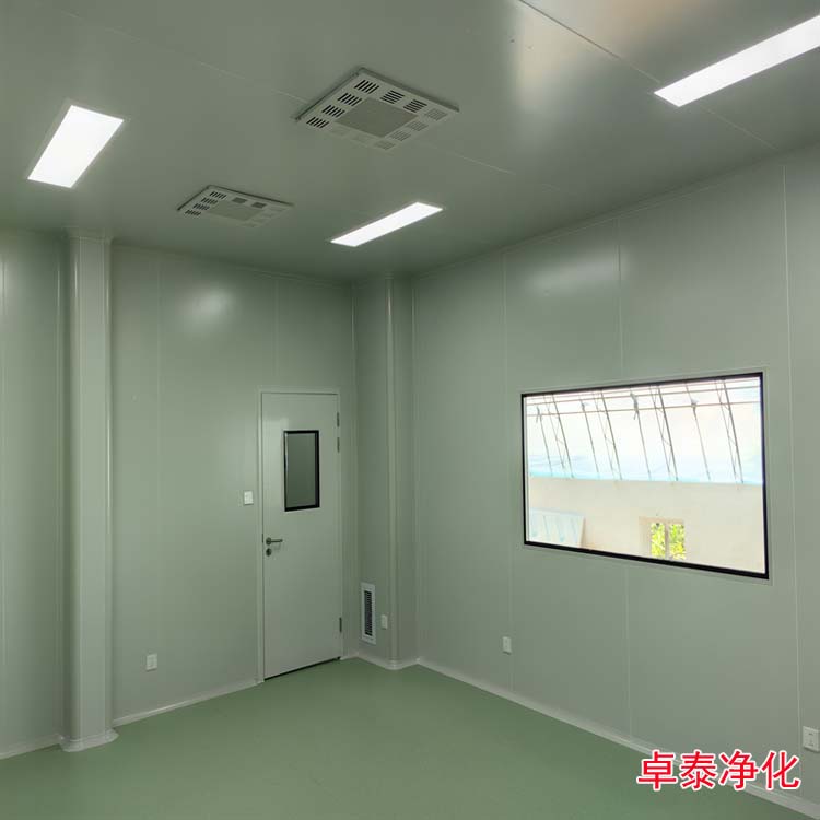 人参组培室万级洁净室装修施工安装案例，卓泰净化